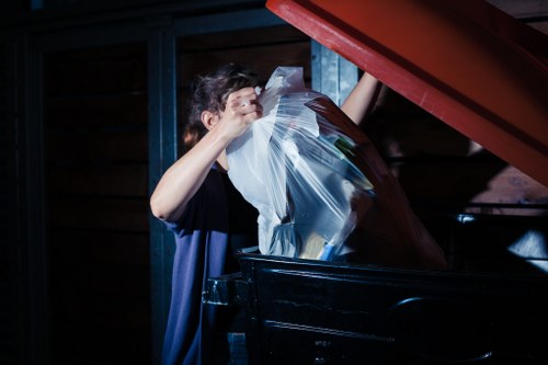 Professional waste removal team at work in Vauxhall