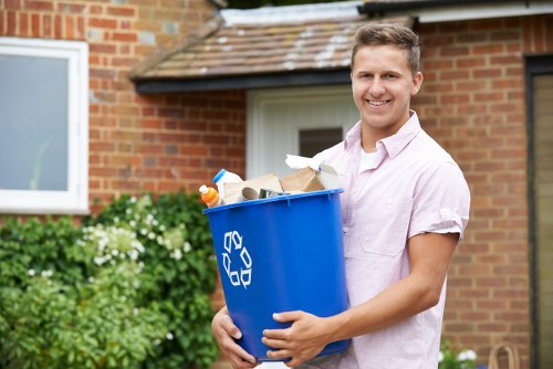 Recycling facilities processing construction waste